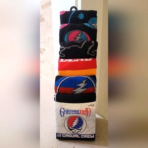 Grateful Dead 6 pack Casual Crew Socks